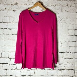 Women’s pink lightweight sweater tunic M